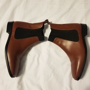 Everlane Brown and Black Ankle Boots